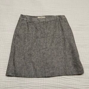 LOFT Silv Gry Pencil Skirt